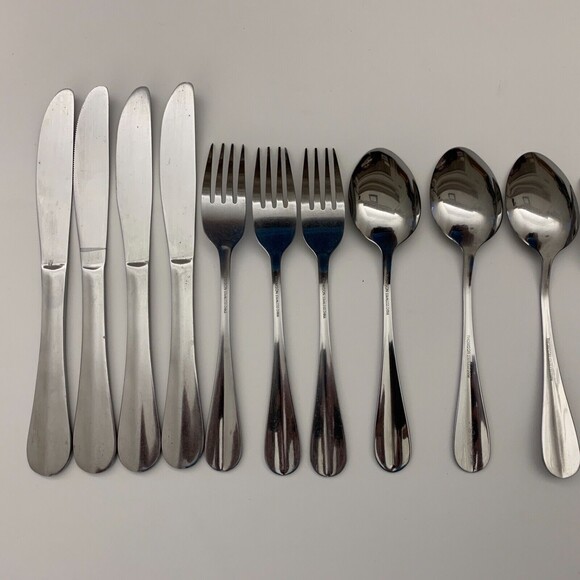 Thomson Stainless Steel Forks Knives Spoons Flatware Lot of 16 - Picture 7 of 12